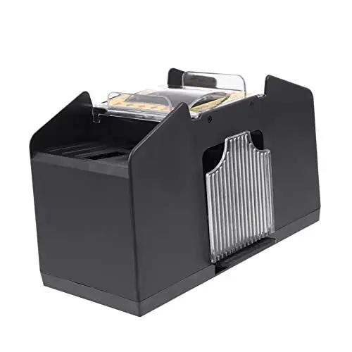 Produktbild: Toyvian 1stk Mischer Elektronische Mischmaschine Elektrische Poker-Shuffling-Maschine Kartenmischgerät Manueller Mixer Ausrüstung Für -händler Sortiermaschine Plastik Kartenspielen