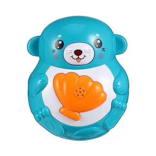 Produktbild: Toyvian 1stk Otter Wasserspielzeug Kinder Sprinkler Badewanne Sprinkler Spielzeug Kleinkinder Tiere Babyspielzeug Bad Faultier Sprinkler Rotieren Verpackt Plastik Geschenktasche