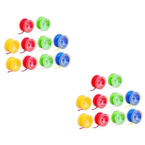 Produktbild: Toyvian 20 STK Spielzeug-jo-jo Professionelles Reaktionsschnelles Yoyo Zünde Yoyo An S Für Erwachsene Anfänger-yoyo Yoyo-Ball Aus Kunststoff Professionelles Yoyo Für Kind Abs Lager Haupt