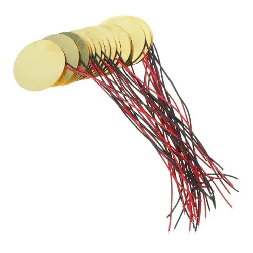 Produktbild: Toyvian Discs Trigger Buzzer Kit 27mm Kupferscheiben für Musik Trigger Buzzer Instrument Trigger