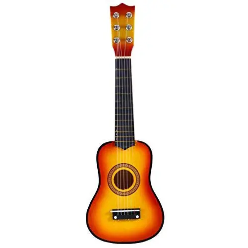 Produktbild: Toyvian Akustikgitarre Für Tragbare Gitarre Sonnenfarbe Ideal Für Anfänger Und Kleine Musiker Musikinstrument Für Jungen Und ädchen