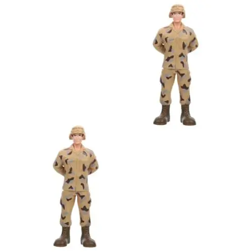 Produktbild: Toyvian 2Er-Box Professionelle Persönlichkeit buchattrappe deko bücherregal Dekoration hausdeko Spielzeug für kleine Leute Kinderspielzeug Spielzeug für Soldaten Sandkasten-Miniaturen PVC