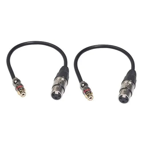 Produktbild: Toyvian 2St Audio Kabel geflochtenes Kopfhörerkabel Stecker auf Stecker Anschlussdraht rca cables lautsprecher kabel Audioverbindungskabel für Verstärker Audioleitung Adapter