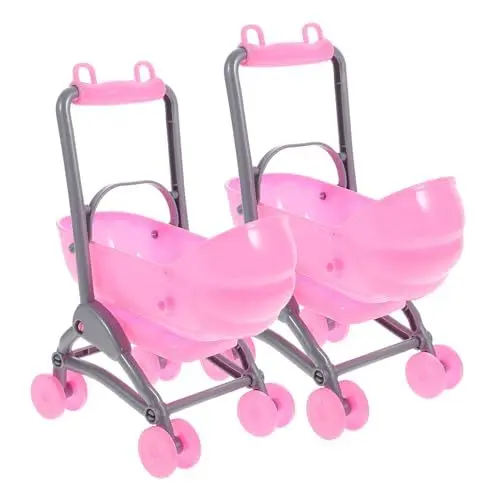 Produktbild: Toyvian 2St Kinderspielzeug Puppenstubenwagen 1 12 Miniatur puppenwagen Spielzeug Spielzeuge Mädchenspielzeug Lernspielzeug für Kinder Kinderwagen Spielzeug Puzzle Spielzeugzimmer