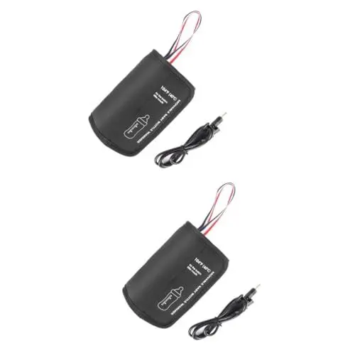 Produktbild: Toyvian 2stücke Usb Auto Milchflaschenwärmer Mit Tragetasche Universeller Reise-flaschenwärmer Für Babyflaschen Schwarz Für Unterwegs Schnell Und Gleichmäßig Warm Passend Für