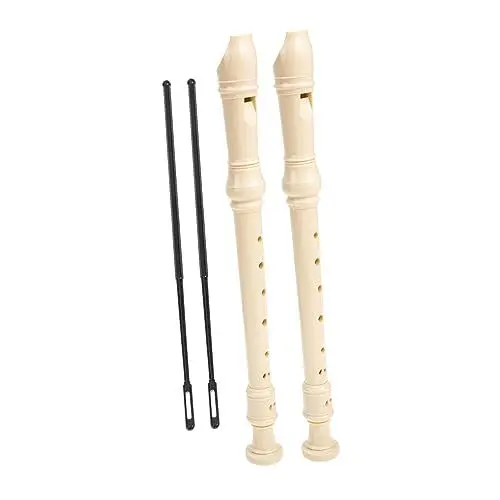 Produktbild: Toyvian 2 Sätze Hohe Flöte Kazoo-flöte Kazoo Für Kinder Flöteninstrument Flöte Aus Kunststoff Holzbläser Blockflöte Sopranino Rekoder Sopran Kinderflöte Erwachsener Student Abs Deutschland