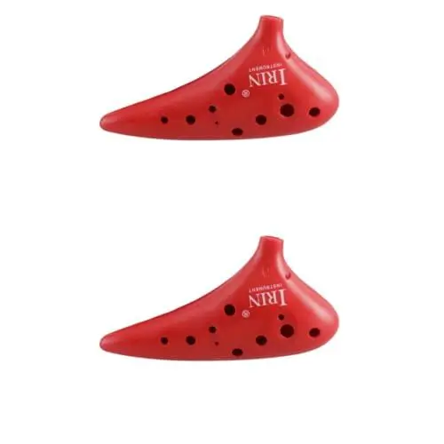 Produktbild: Toyvian 2 Stück 12 Okarina-flöte 12-loch-okarina Okarina Verschenken Rot Musikinstrument Keramik
