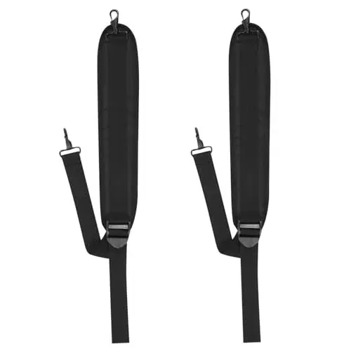 Produktbild: Toyvian 2 Stück Universal Gitarrengurt Schultergurt Strap Violine Tragegurt Gepolstert Rucksackgurte Ersatz Cello Verstellbarer Gurt Rucksackgurt Violine Koffergurt