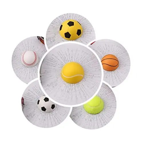Produktbild: Toyvian 3d Autoaufkleber Basketball Thema Auto Aufkleber Lichtbeständig Selbstklebend Fenster Dekore