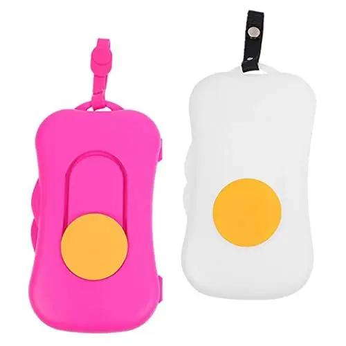 Produktbild: Toyvian 2st Baby-taschentuch-box Wischbehälter Für Unterwegs Tücherspender Nachfüllbarer Baby-feuchttuchhalter Baby Feuchttücher Wärmer Handtuchspender Pp Toilettenartikel Reisen Füllung