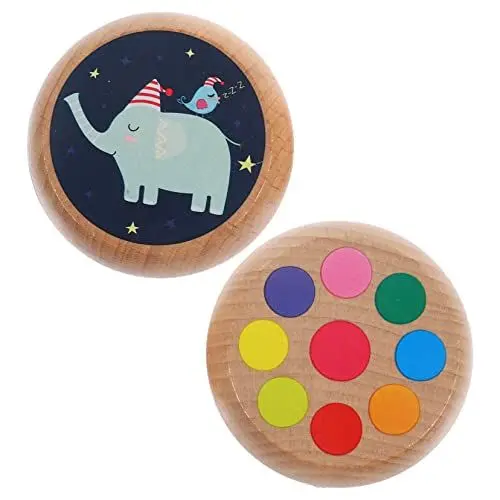 Produktbild: Toyvian 2st Jo-jo Unisex-fingerspitzenball Yoyo-bälle Für Anfänger Kinder Yoyo Feinmotorikspielzeug Hand Ball Spielzeug Outdoor-Ball Männer Und Frauen Hölzern Abschlussball