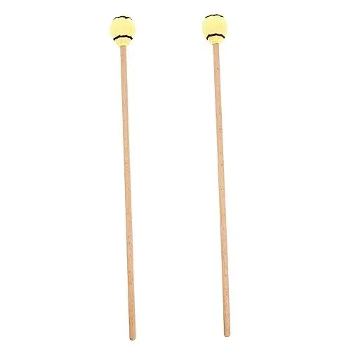 Produktbild: Toyvian 2 Stück Marimbahämmer Aus Ahorn – Trommelstöcke Für Marimba-übungen – Bequem &