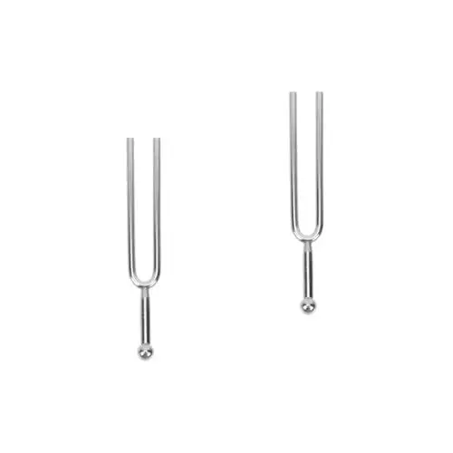 Produktbild: Toyvian 2stücke Tuning Fork Für Violine Gitarre Und Präzises Stimmgerät Hochwertigem Langlebig Für Musiker