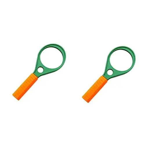 Produktbild: Toyvian 2st Vergrößerungsspiegel Tragbare Lupe Handlupe Lupe Für Kinder Baby Handheld Lipgloss