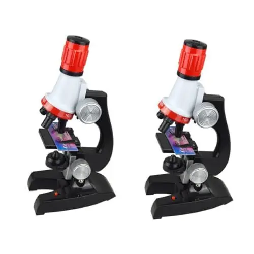 Produktbild: Toyvian 2-teiliges Set Mikroskop Für Kinder Spielzeug Für Jungen Sets Für Mädchen Laborbeobachtungsmikroskop Biologisches Mikroskop Spielzeug Für Kinder, Mädchen Kinder Erkunden
