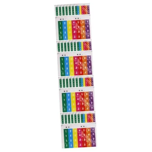 Produktbild: Toyvian 4 Sätze Panflöte-notenaufkleber Umfassendes Set Zum Erlernen Von Blockflöteninstrumenten Für Jungen Und Mädchen 8 Stück * 4