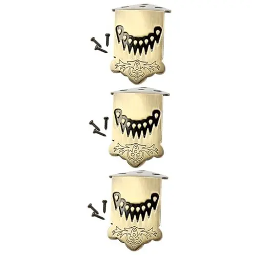 Produktbild: Toyvian 3St Abspannbrett mit 8 Saiten Gitarrenzubehör Saitenhalter für Mandoline-Gitarre Musikinstrumente Stegsaitenhalter für Mandoline Traditioneller Saitenhalter für Mandoline