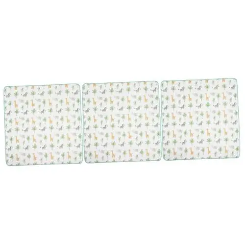 Produktbild: Toyvian 3St -Spielmatte spielmatte kindersitzunterlage sitzpolster kinder antirutsch teppich erdungsmatte Bodenmatte für Hochstühle unter der Hochstuhlmatte Polyester (Polyester)