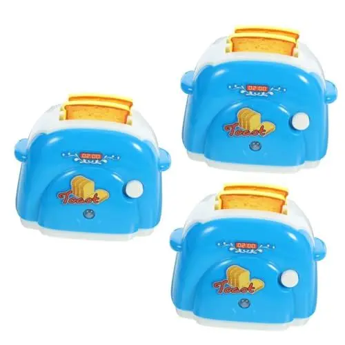 Produktbild: Toyvian 3 STK Simulations-Taschenlampe Kinderspielzeug küchenspielzeug für Kinder Lernspielzeug Spielset für Kleinkinder Mini Mädchenspielzeug Brotbackmaschine Geschenk für Kinder tragbar