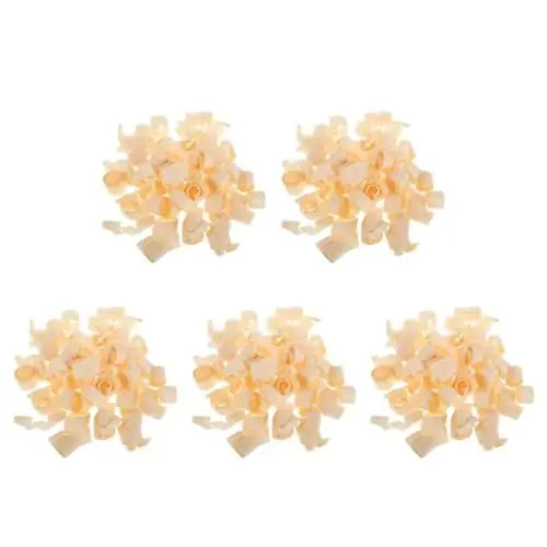Produktbild: Toyvian 3 Sätze Handgefertigte Korkspäne Schießtaschenfüller Diy-verzierungen Hölzern Zerfetztes Crinkle-konfetti Korbfüller Dekorativ Khaki Holz 20 Stück * 3