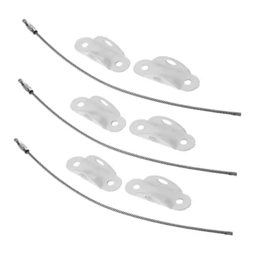 Produktbild: Toyvian Babysicherungsset - 3 Sets Möbelanker Wandanker Für Möbel Ohne Bohren Kindersichere Schrankschlösser