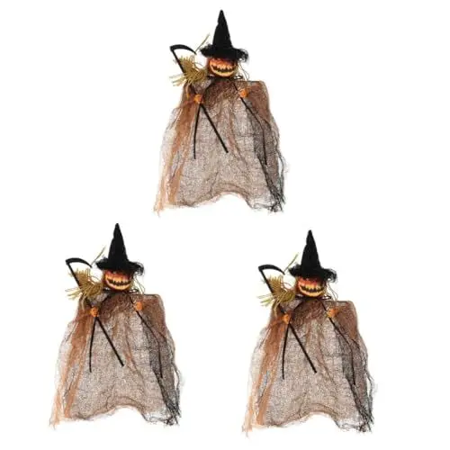 Produktbild: Toyvian 3st Halloween-wohnkultur Halloween-ornamente Heimzubehör Halloween-accessoires Geisterdekor Halloween-versorgung Aufhängende Geisterfigur Zarte Geisterfigur Vlies Anhänger Haushalt