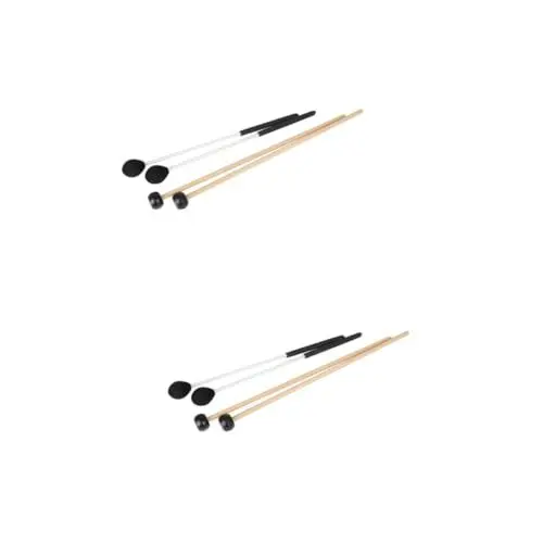 Produktbild: Toyvian 4paare Gummihämmer Für Marimba Xylophon Schlägel Und Percussion Sticks Für Anfänger Und Profis Langlebige Und Wahl Für Schlaginstrumente