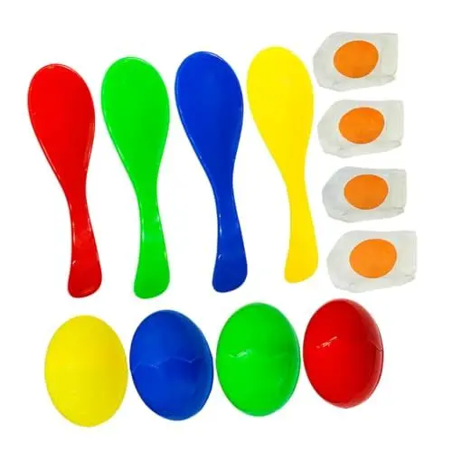 Produktbild: Toyvian Osterlöffel-rennspiel-Spielzeug 4 Sets Balance-löffel-Spielzeug Für Kinder Partygeschenke Für Spiele Im Freien