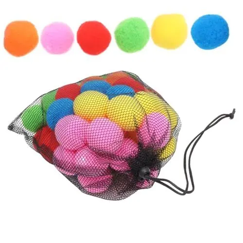 Produktbild: Toyvian 50 Stück Kinderspielzeug sportgel jop wasserbälle Spielzeug Partyzubehör Spielzeuge Wasserspielspielzeug Poolspielzeug für den Strand weiche Baumwolle Saugfähige Kugel Wasserball