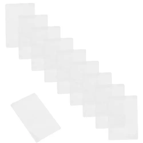 Produktbild: Toyvian 50 Stück Pvc-hüllen für Sammelkarten Slipcards Spielkarten-hüllen Spielkarten-hüllen Kartenaufbewahrungshüllen Schutzhüllen