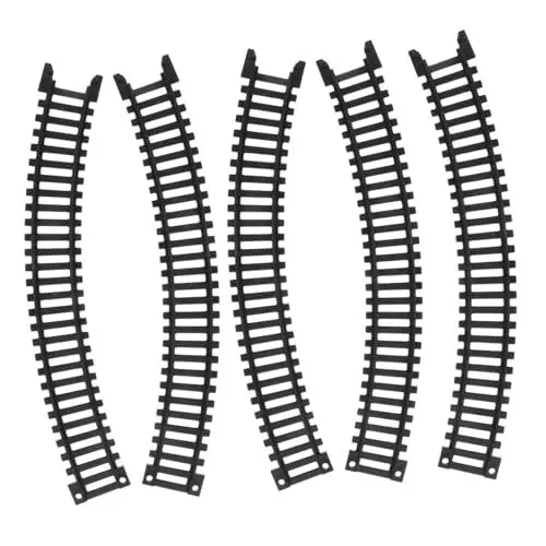 Produktbild: Toyvian 5St Eisenbahngleis-Set elektrische Spielzeug Eisenbahn Kinder Spielzeug Eisenbahn Kinder Spielen Zugspielzeug Zubehör für den Bahnausbau Gleismodell Eisenbahnbrückenblöcke Plastik
