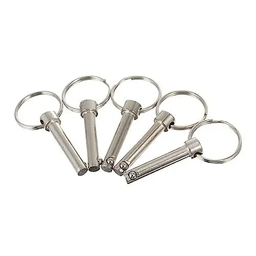 Produktbild: Toyvian 5stücke Kohlenstoffstahl Bimini-top-Stift Sicherheitsstift Aus Kohlenstoffstahl Kupplungsstift Für Bootsausrüstung Sicherungsstift Hardware Bimini-top-klemmstift Aus