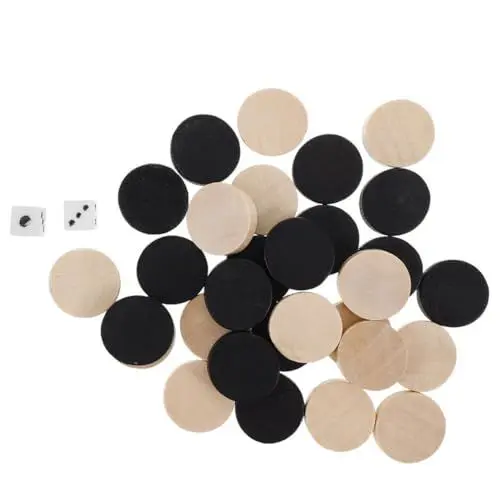 Produktbild: Toyvian 60 Stück Schachbrett Zubehör Schachbrett Magnetisches Brettspiel Mini Dame Spiel Dame Brett Elektronisches Backgammon Schachbretter Schachbrett Spiel Schachbrettspiel