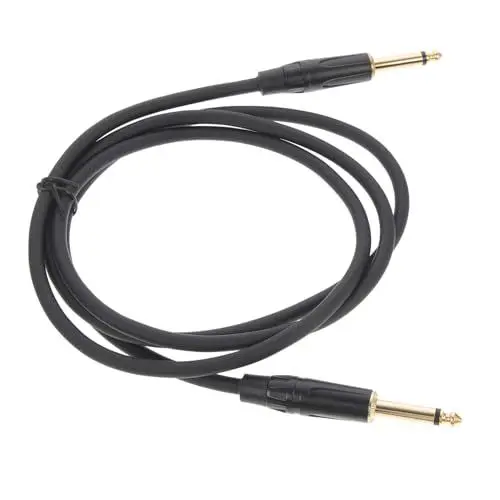 Produktbild: Toyvian 6 35 Mm Auf Audiokabel Für E-gitarre Lautsprecher Mikrofon Flexibles 1 5 M Langes Ersatzkabel