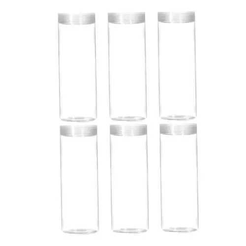 Produktbild: Toyvian 6St Münzaufbewahrungsröhre Münzhalter Viertelhalter für Münzen Münzröhren Dimes Geldbank Viertelröhren für Münzen Plastikdose Münztuben Viertelmünzröhren Geldglas p.s Transparent