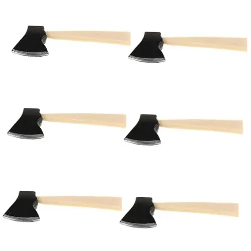 Produktbild: Toyvian 6st Puppenhaus-gartengeräte Puppenhaus-spitzhacke Puppenhausbeil Spitzhacke Für Kinder Spielzeugspitzhacke Kleine Puppenhausaxt Miniatur-spitzhacke Puppenhaus- Legierung