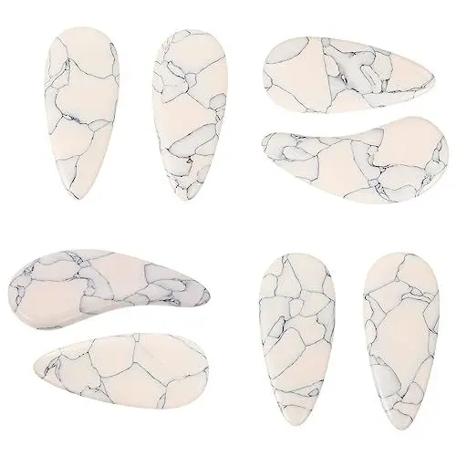 Produktbild: Toyvian 8st Guzheng-nägel Fingerpicks Für Instrumente Guzheng-lieferungen Gitarrenpicks Guzheng Nägel Fingerpicks Guzheng Übungsbedarf Guzheng- Koto Haupt Abs Komponente Kind Weiß
