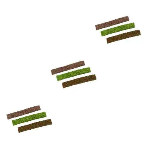 Produktbild: Toyvian 9 Stück Mini Strauch Grünpflanzen DIY Falscher Strauch Party Zierstrauch Zierstrauch Kunststrauch Plastikstrauch Strauchornament Simulation Landschaftsdekoration