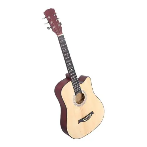 Produktbild: Toyvian Akustikgitarre für Anfänger Übungsinstrument für Schüler und Erwachsene Leicht zu mit Reichem und Einzigartigem Design für Erlernen der Musik