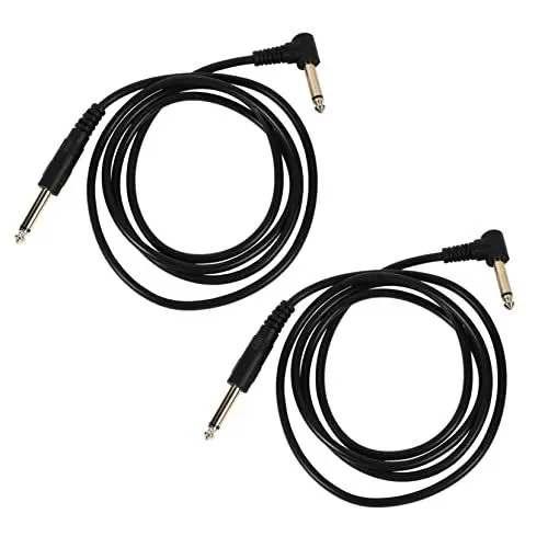 Produktbild: Toyvian Audio Kabel 2St Stecker-zu-Stecker-Audiokabel Patchkabel Gitarrenkabel musikinstrumente musical instruments stoßverbinder Bassgitarre kabel für elektrische gitarre USB Meter PVC