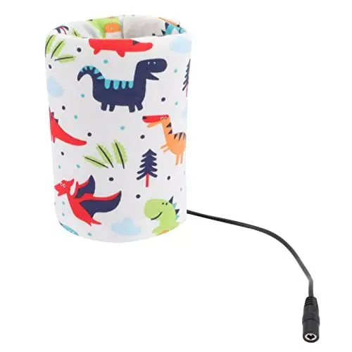 Produktbild: Toyvian Baby Flaschenwärmer Tasche Insulated Bottle Bag Baby Bottle Warmer Usb-milchwärmebewahrer Usb Babyflaschenwärmer Babymilcherhitzer Reisen Thermobeutel Weiß Plüsch Nuckelflasche