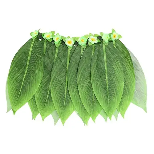 Produktbild: Toyvian Blattrock Grasrock Kostüm Hawaii-Hula-Rock Halloween kostüm Halloween Costume Kleider Kleidung praktisches Kostüm Performance-Kleid bilden schmücken Spiel Requisiten Hula-Tanz