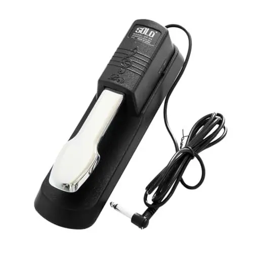 Produktbild: Toyvian Digitalpianos Zubehör Für Musikinstrumente Sustain-pedal Für Klavier Abs Elektronisch Dämpfer Fußstütze Elektronische Tastatur