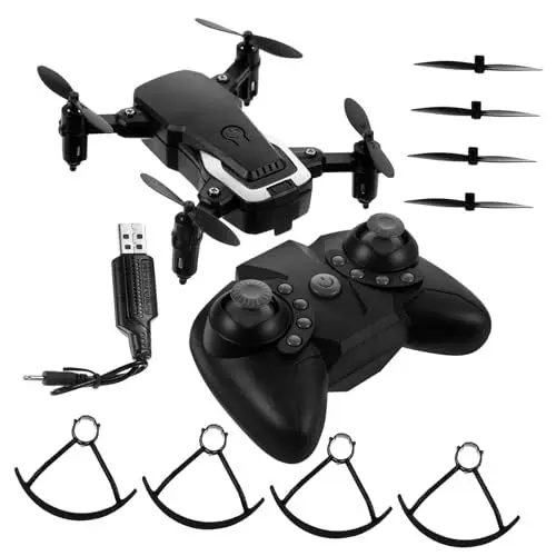 Produktbild: Toyvian Faltbare Drohne 1Stk Drohne Doppel-GPS-Quadrocopter Lange Akkulaufzeit Spielzeug 1080p Smart-Follow-Drohne