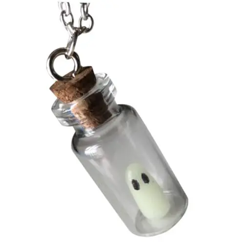 Produktbild: Toyvian Schicke Halskette für Frauen Glas Dekorative Gläser Gothic-halskette Nachtlicht Geister-stil