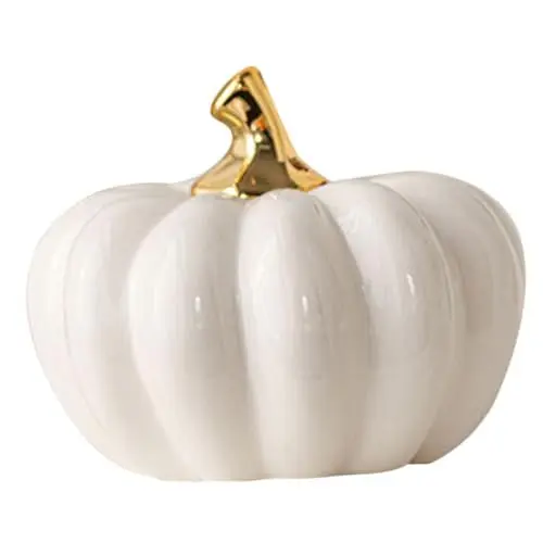 Produktbild: Toyvian Halloween Figuren Halloween-Figuren Thanksgiving-Kürbis Puppenhaus-Kürbisse Halloween-Kürbisse Wohnkultur Kürbishandwerk aus Keramik Halloween-Tischverzierung Schreibtisch