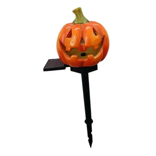 Produktbild: Toyvian Halloween-kürbislaterne Halloween-solar Halloween-kürbislampe Weglicht Im Freien Solar-jack-o-Laterne Weg Im Freien Kürbis Dekorationen Halloween-gartenpfähle Außen Nimh-akkus