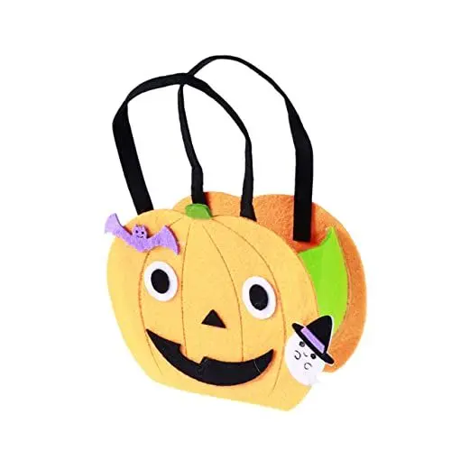 Produktbild: Toyvian Halloween-süßigkeitstüte Halloween-geschenktüten Wiederverwendbare Tragetaschen Halloween-korb Halloween-partytüten Taschen Für Halloween-leckerbissen Keksbeutel Kind Tragbar