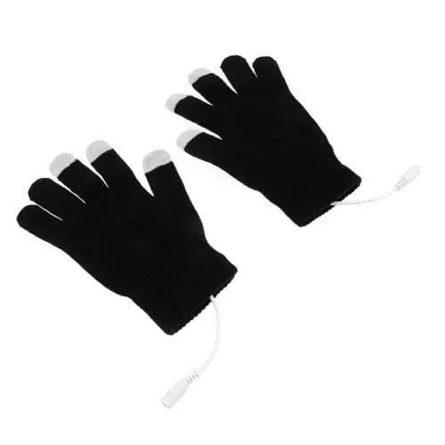 Produktbild: Toyvian Heizbare Handschuhe Mit Usb-anschluss Für Winter Touchscreen-fähig Für Home Und Office Beheizte Fäustlinge Für Outdoor-aktivitäten