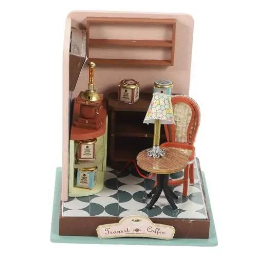 Produktbild: Toyvian Exquisites Miniaturhaus Herrengeschenk Holzbauspielzeug Heimdekoration Geburtstag Für Männer